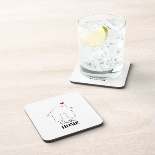 Smith's Home with Heart Getränkeuntersetzer (Rechte Seite)