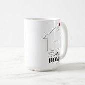 Smith's Home with Heart Kaffeetasse (VorderseiteRechts)