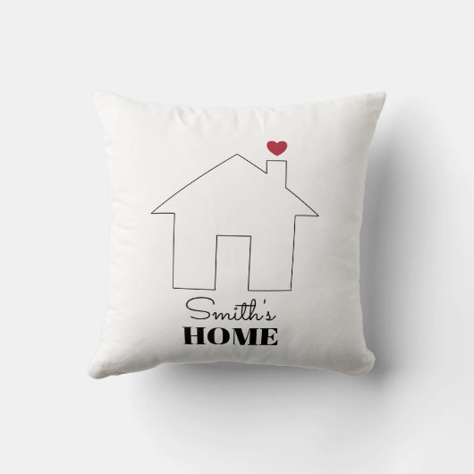 Smith's Home with Heart Kissen (Rückseite)