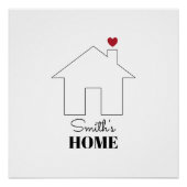 Smith's Home with Heart Poster (Vorderseite)