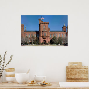 Smithsonian Castle in Washington, D.C. Poster