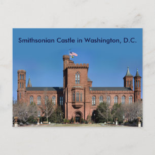 Smithsonian Castle in Washington, D.C. Postkarte