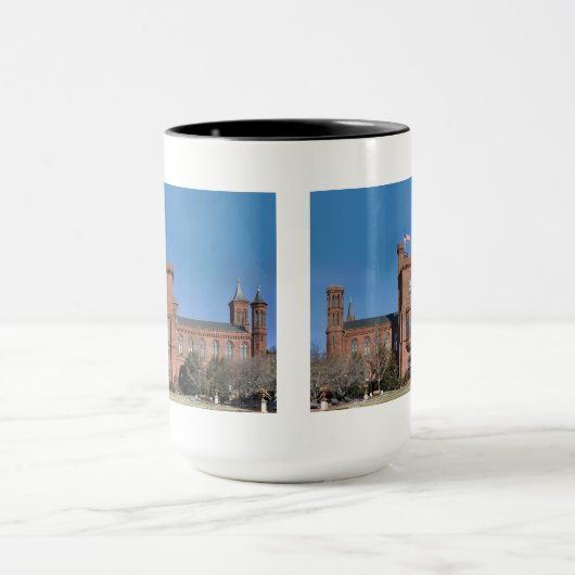 Smithsonian Castle in Washington, D.C. Tasse (Zentrum)