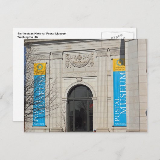 Smithsonian National Postmuseum Washington DC Postkarte (Vorne/Hinten)