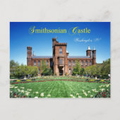 Smithsonian-Schloss, Washington DC Postkarte (Vorderseite)