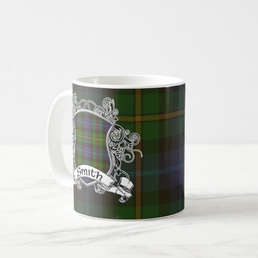 Smithtartan-Schild Kaffeetasse (Vorderseite Links)