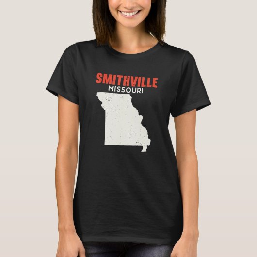 Smithville Missouri USA Staat America Travel Misso T-Shirt (Vorderseite)
