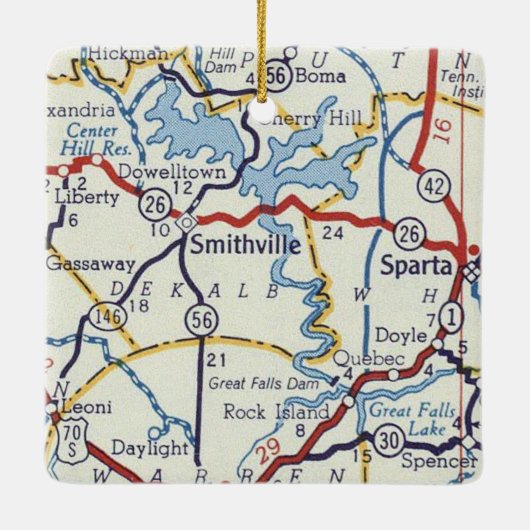 Smithville TN Keramikornament (Rückseite)