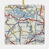 Smithville TN Keramikornament (Vorderseite)