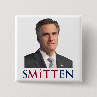 SMITTEN durch MITT ROMNEY-Knopf Button