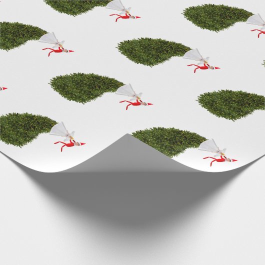 Smitten Elf Wrapping Paper Geschenkpapier (Ecke)