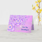 Smitten! Karte (Gelbe Blume)