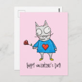 Smitten Kitten Postkarte (Vorne/Hinten)