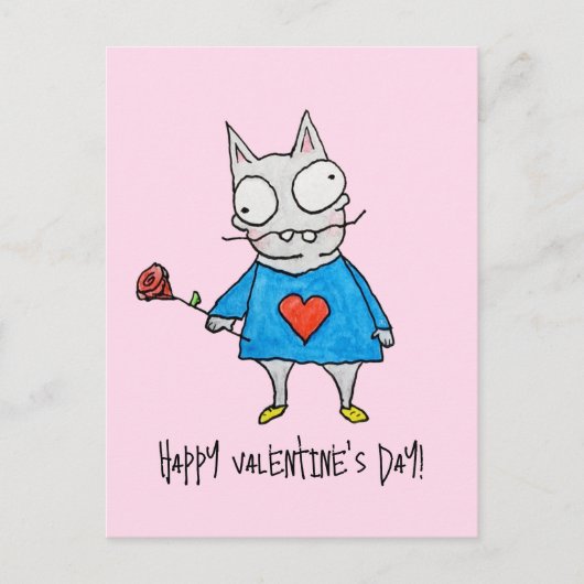 Smitten Kitten Postkarte (Vorderseite)