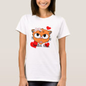 Smitten Kitten Puckered Lips T - Shirt (Vorderseite)