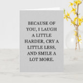 SMITTEN MIT EINER NEUEN LIEBE=LASS SIE WISSEN KARTE (Gelbe Blume)