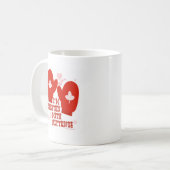 Smitten mit Handschuhen Kaffeetasse (Vorderseite Links)