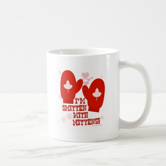 Smitten mit Handschuhen Kaffeetasse (Rechts)