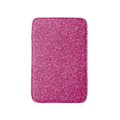 Smitten Pink Glitzer Badematte (Vorderseite Vertikal)