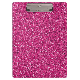 Smitten Pink Glitzer Klemmbrett
