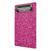 Smitten Pink Glitzer Mini Klemmbrett (Gewinkelt2)