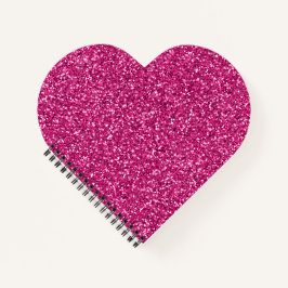 Smitten Pink Glitzer Notizblock