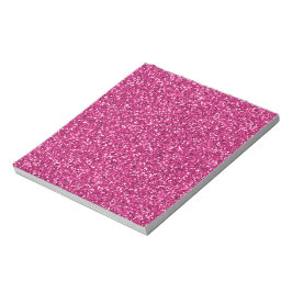 Smitten Pink Glitzer Notizblock