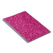 Smitten Pink Glitzer Notizblock (Rechte Seite)