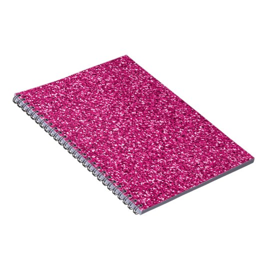 Smitten Pink Glitzer Notizblock (Rechte Seite)