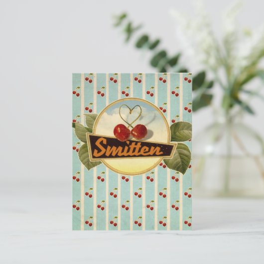 Smitten Postkarte (Stehend Vorderseite)