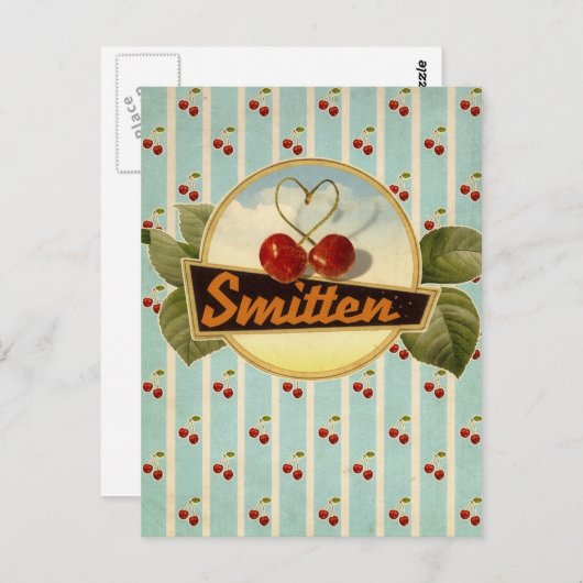 Smitten Postkarte (Vorne/Hinten)