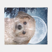 Smitty Winter Moon Fleecedecke (Vorderseite (Horizontal))