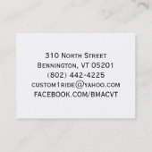 Smittys Gewohnheiten - Visitenkarten Visitenkarte (Rückseite)