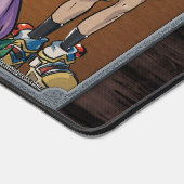 SMJ Woodblock-Druck Schreibtischunterlage (Ecke)