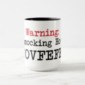 Smocking heiße Covfefe Trumpfzitat-Kaffee-Tasse Tasse (Zentrum)