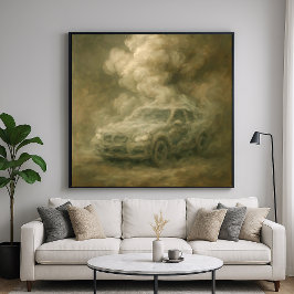 Smog Car - Pastellfarben Poster