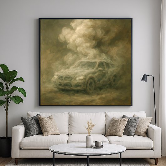 Smog Car - Pastellfarben Poster
