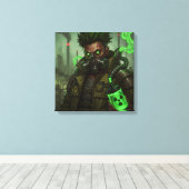 Smog Harlequin Leinwanddruck (Insitu (Holzboden))