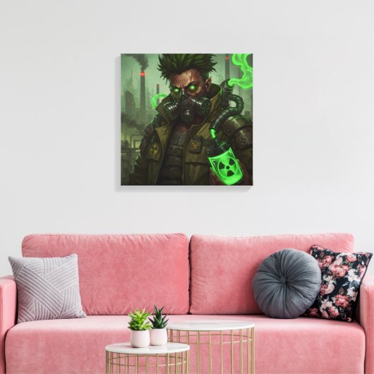 Smog Harlequin Leinwanddruck (Insitu (Wohnzimmer))