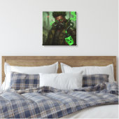 Smog Harlequin Leinwanddruck (Insitu (Schlafzimmer))