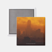 Smog in der Stadt Magnet (Vorderseite/Rückseite)