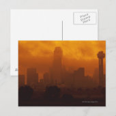 Smog in der Stadt Postkarte (Vorne/Hinten)