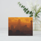 Smog in der Stadt Postkarte (Stehend Vorderseite)