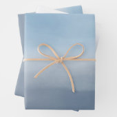 Smok Blue Ombre Wasserfarbe Geschenkpapier Set (Beispiel)