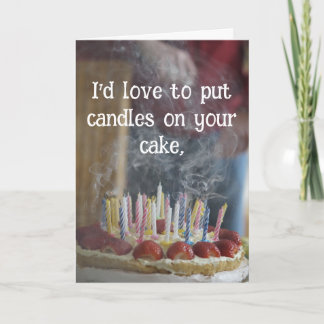 SMOKE ALARM BIRTHDAY CARD FOR ANYONE DANKESKARTE