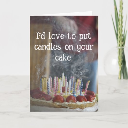 SMOKE ALARM BIRTHDAY CARD FOR ANYONE DANKESKARTE (Vorderseite)