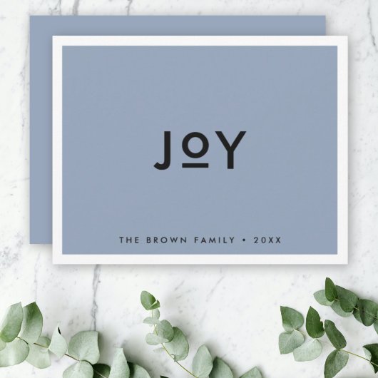 Smoke Blue Joy | Minimalistische Weihnachten