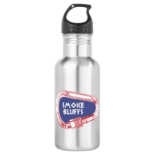 Smoke Bluffs Climbing Carabiner Edelstahlflasche (Vorderseite)