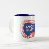 Smoke Bluffs Climbing Carabiner Zweifarbige Tasse (Vorderseite Links)