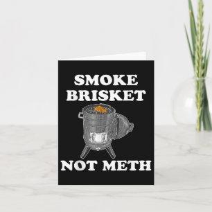Smoke Brisket nicht lustig Grillen Barbeque Smoker Karte